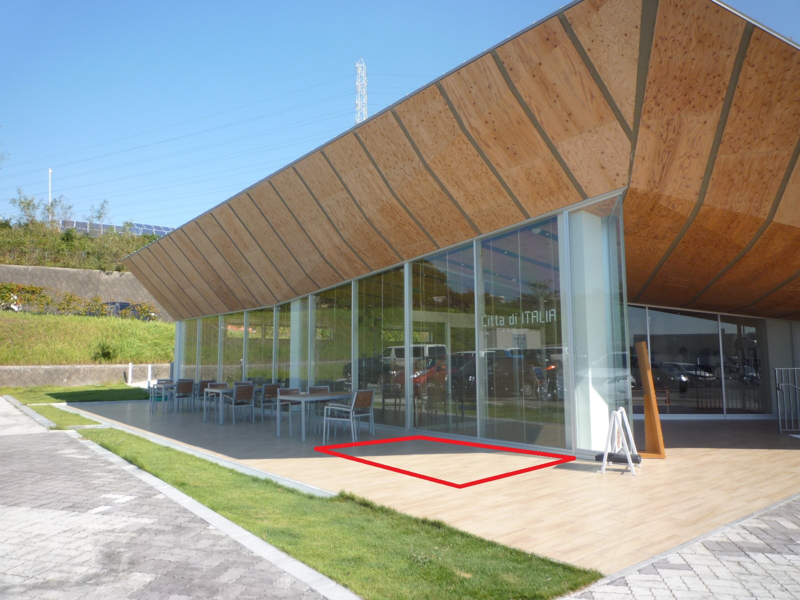 既設阿久比下りパーキングエリア