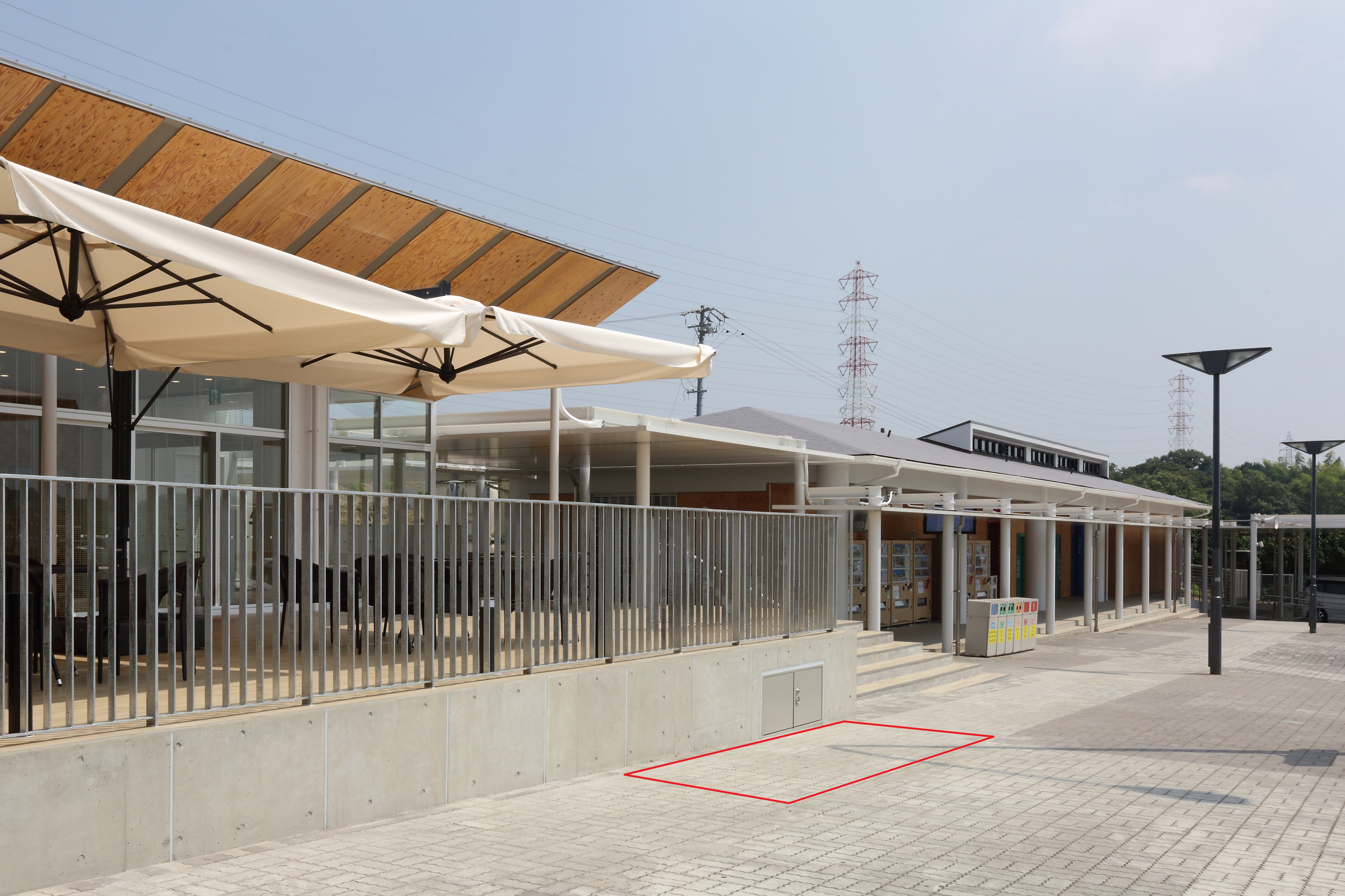 既設阿久比下りパーキングエリア